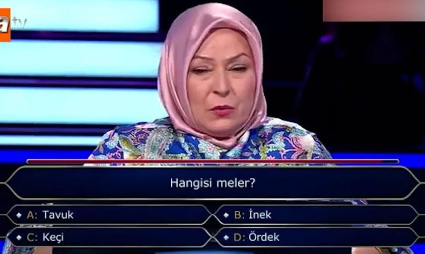 Kim Milyoner Olmak İster'de ilginç anlar! Hangi hayvan meler sorusuna yarışmacının verdiği cevap olay oldu