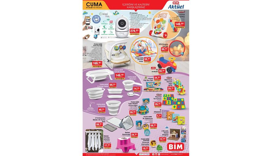 BİM 4 - 7 Ocak 2022 Aktüel Ürünler Kataloğu, BİM'de Bu Hafta Neler Var?