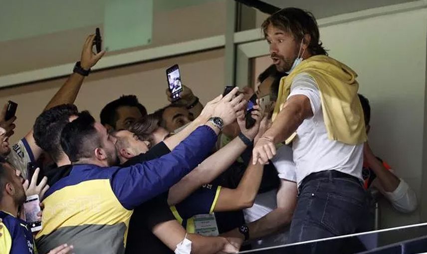 Fenerbahçe-Sivasspor Maçını Diego Lugano İzlemeye Geldi!