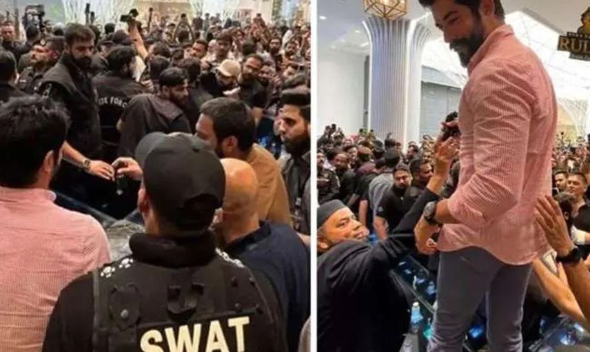 Ünlü oyuncu Burak Özçivit İngiltere'yi birbirine kattı: Lansman'da izdiham tehlikesi!