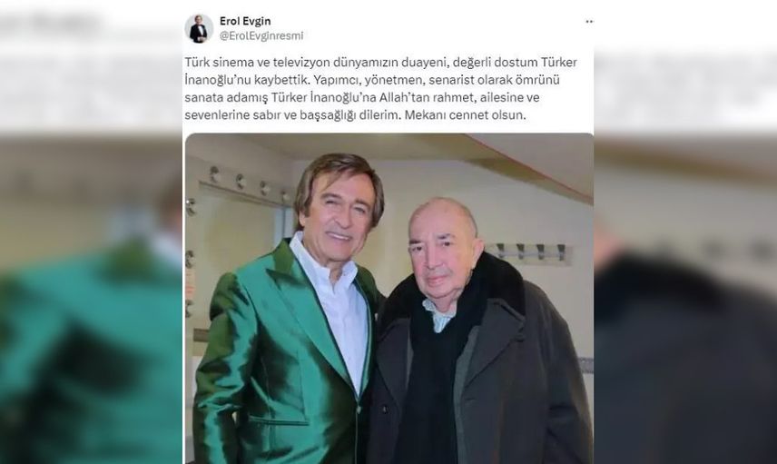 Sanat camiasından Türker İnanoğlu'na veda: ''Hoşçakal Baba''