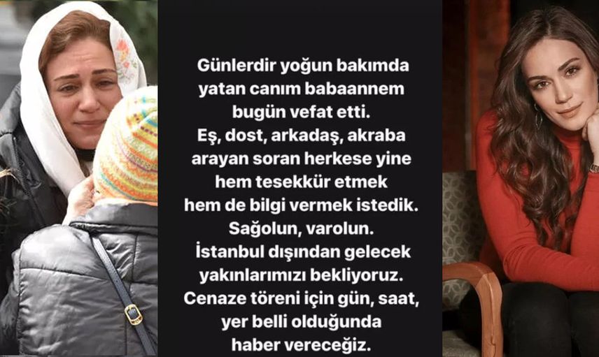 Özge Borak'ın acı günü! Babaannesinin ölümüyle sarsılan ünlü oyuncu cenazede gözyaşlarını tutamadı