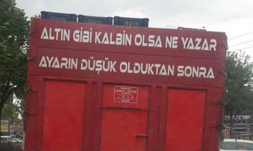 Bakana Bir Daha Baktıran Kamyon Arkası Yazıları