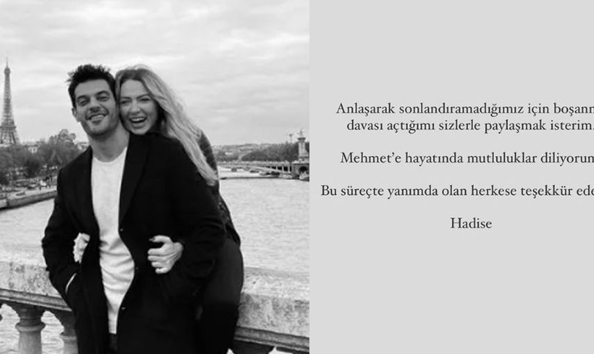 Hadise ve Mehmet Dinçerler boşanıyor!