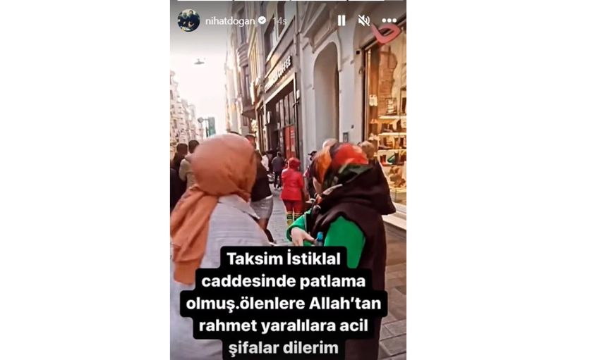 13 Kasım Taksim patlamasının ardından ünlülerden başsağlığı mesajları geldi hangi ünlü ne dedi?