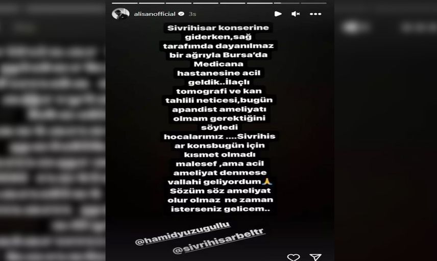 Alişan'dan korkutan haber: Apar topar hastaneye kaldırıldı!