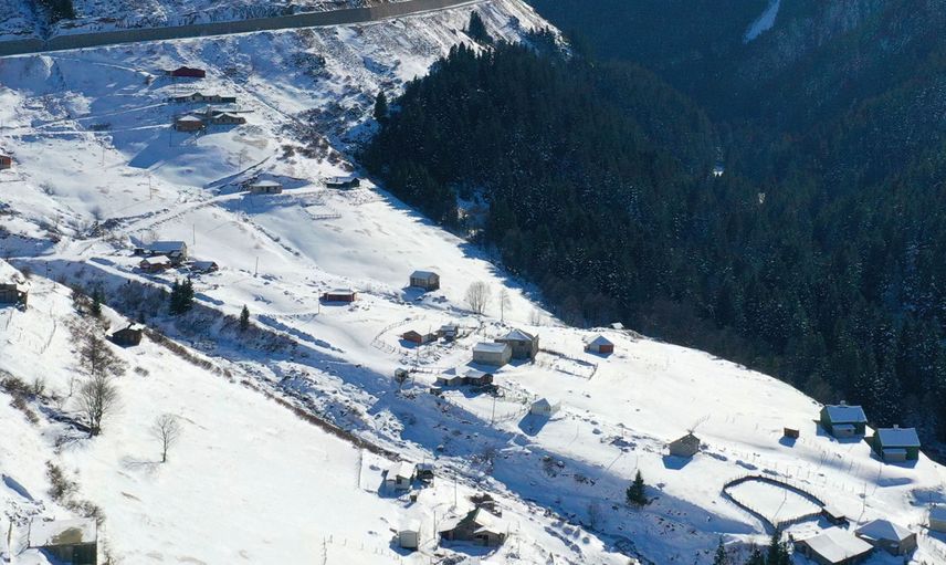 Altındere Vadisi: Kar kaplı doğa harikası