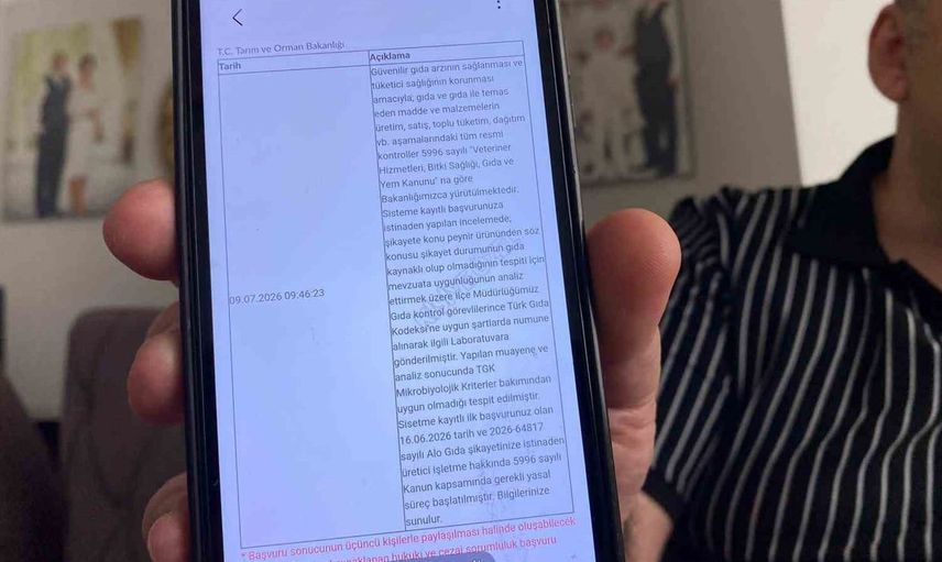 Lenfoma hastasının peynirden kaynaklı gıda zehirlenmesi