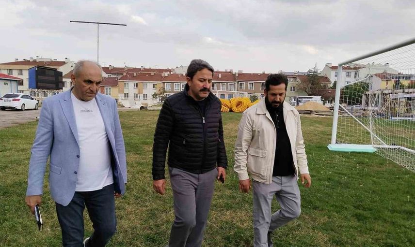 Eskişehir'deki spor sahası modernizasyondan geçiyor
