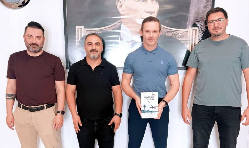 Gazipaşa'dan havacılık yönetimi üzerine önemli bir katkı: yeni kitap yayımlandı