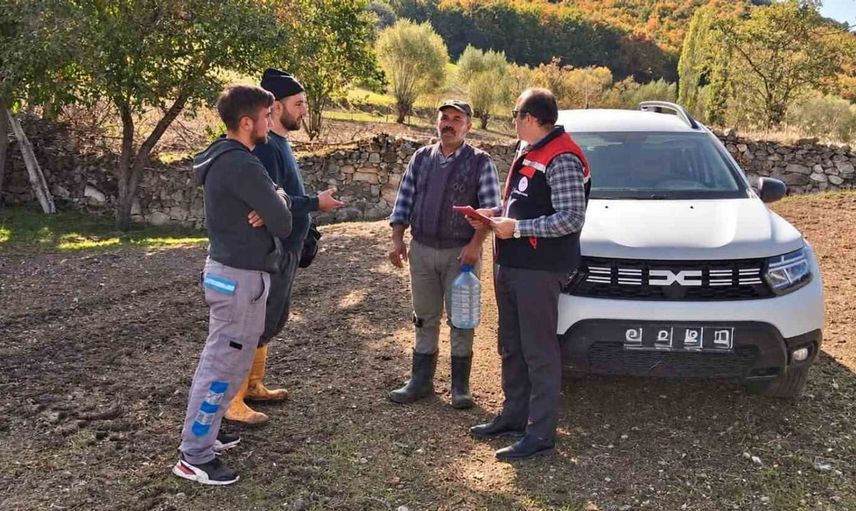 İscehisar'da tarımsal üretim için teknik destek ziyaretleri devam ediyor