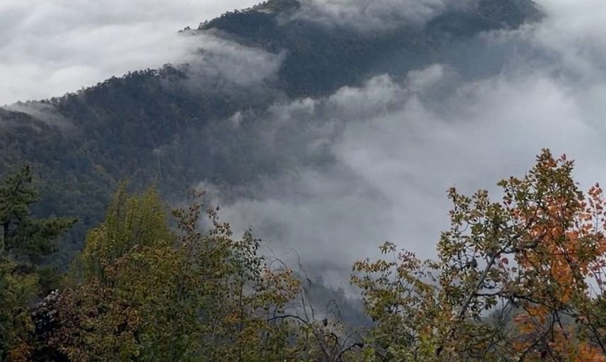 Karabük’te gökyüzü bulut deniziyle buluştu