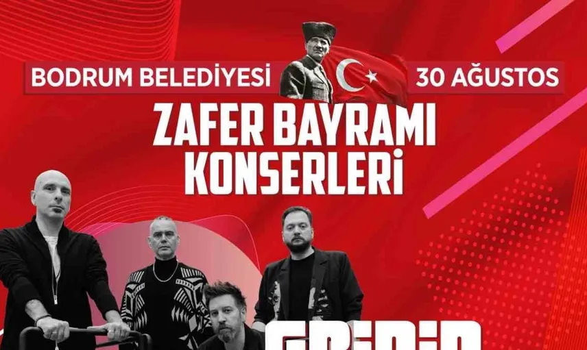 Bodrum'da 30 Ağustos coşkusu: Gripin ve Can Ozan konserleriyle kutlama başlıyor