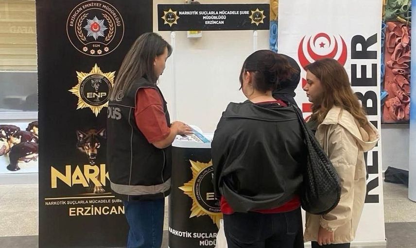 Erzincan'da uyuşturucu ile mücadele için farkındalık seferberliği