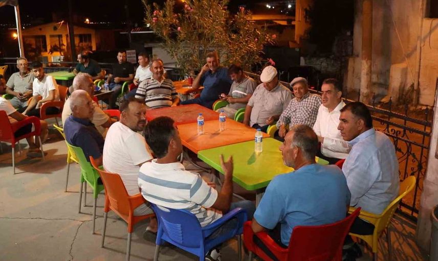 Koçarlı belediye başkanı arıcı, şenköy’de mahalle sakinleriyle buluştu