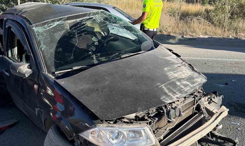 Erzincan'da tek taraflı trafik kazasında 3 kişi yaralandı