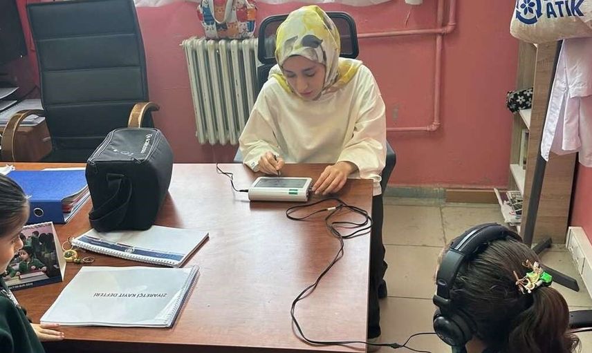 Öğrencilerin işitme sağlığı için uludere'de kapsamlı tarama uygulaması