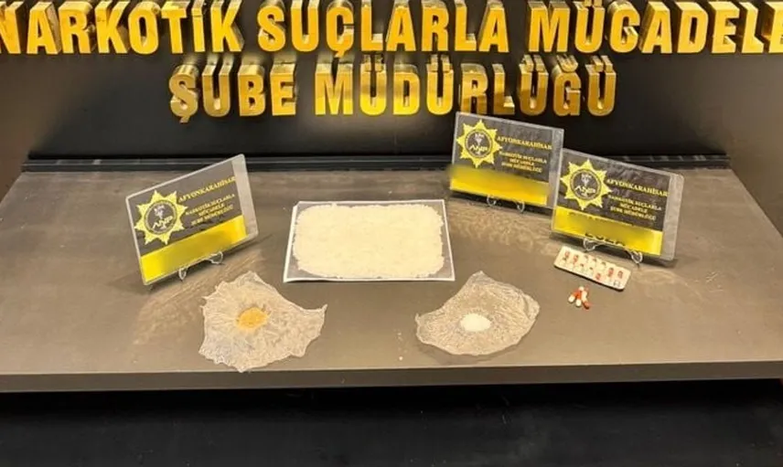 Afyonkarahisar'da uyuşturucu madde operasyonu: 4 gözaltı