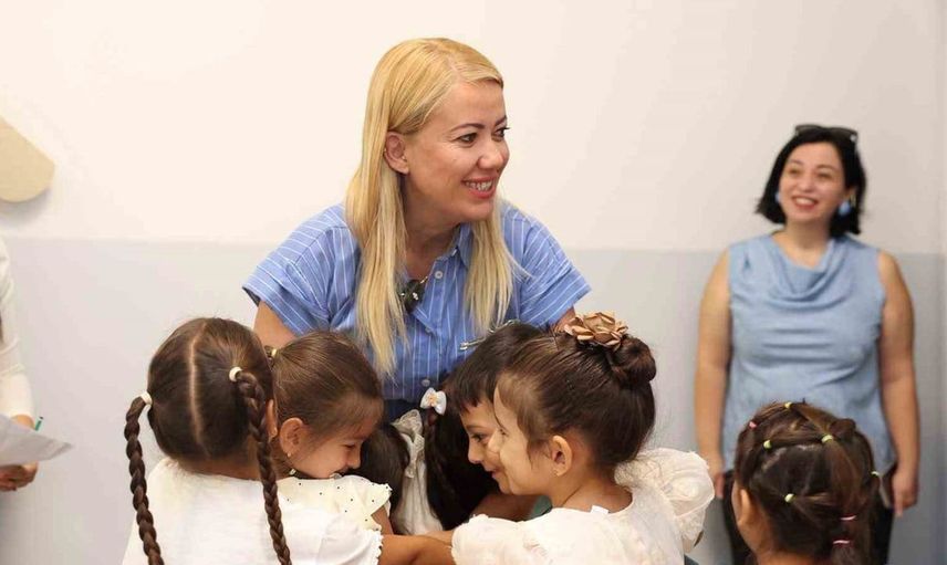 Minik öğrencilerin yeni eğitim dönemi heyecanını paylaşan başkan: Merkezefendi'de umut dolu bir gün