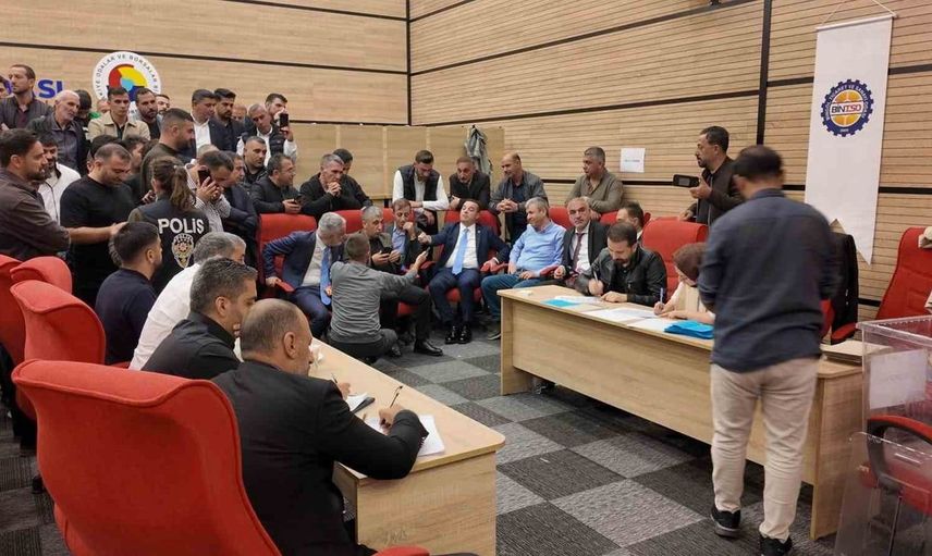 Bingöl ticaret ve sanayi odasında seçim heyecanı: Kadir Çintay güven tazeledi