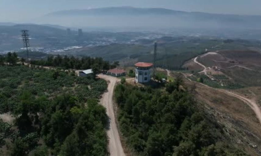 Bursa'nın ormanlarında 24 saat nöbet: alevleri herkesten önce gören gözler
