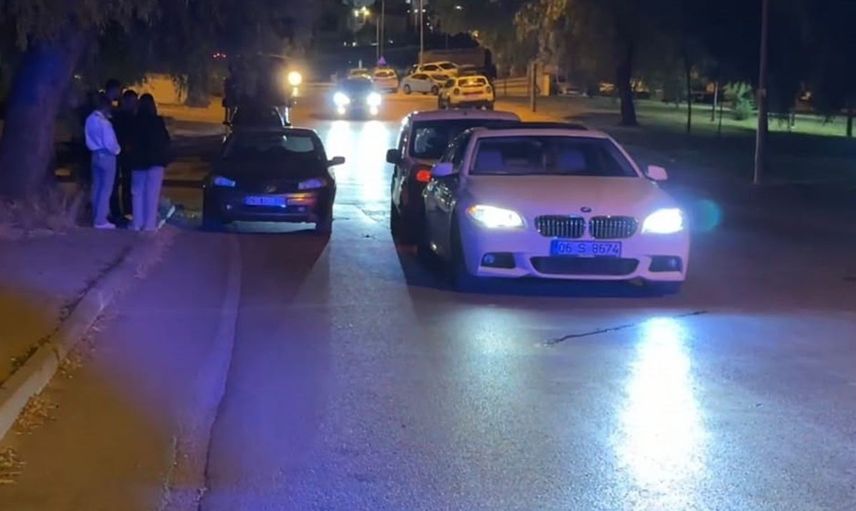 Eskişehir'de kaza sonrası sürücüler ve ailelerinin gülüşmeleri dikkat çekti