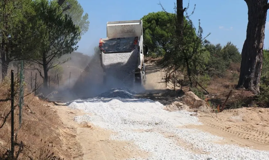 Bozdoğan Belediyesi, güre mahallesi yolunu modernize ederek ulaşımı kolaylaştırdı