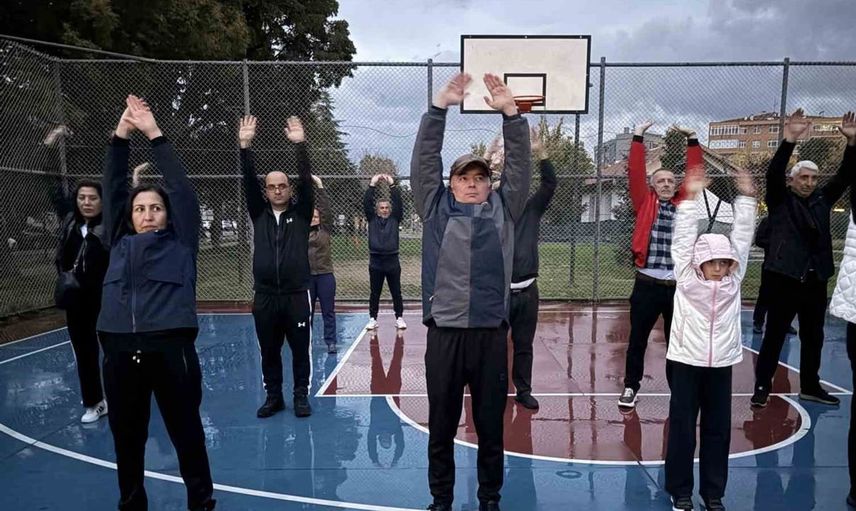Kırklareli protokolünden sağlıklı yaşam için spor etkinliği