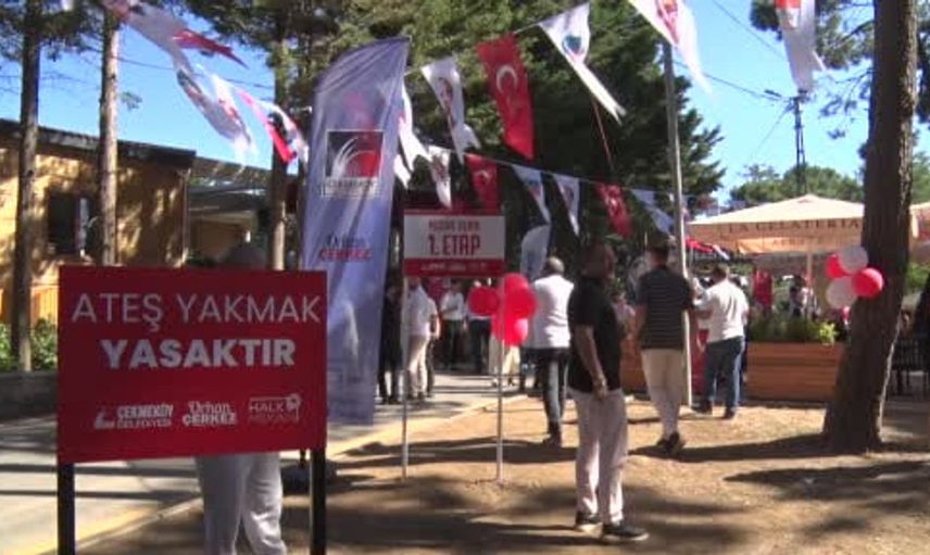 Reşadiye Mesire Alanı'nın açılışıyla Çekmeköy'de yeni bir yaşam alanı oluşturuldu