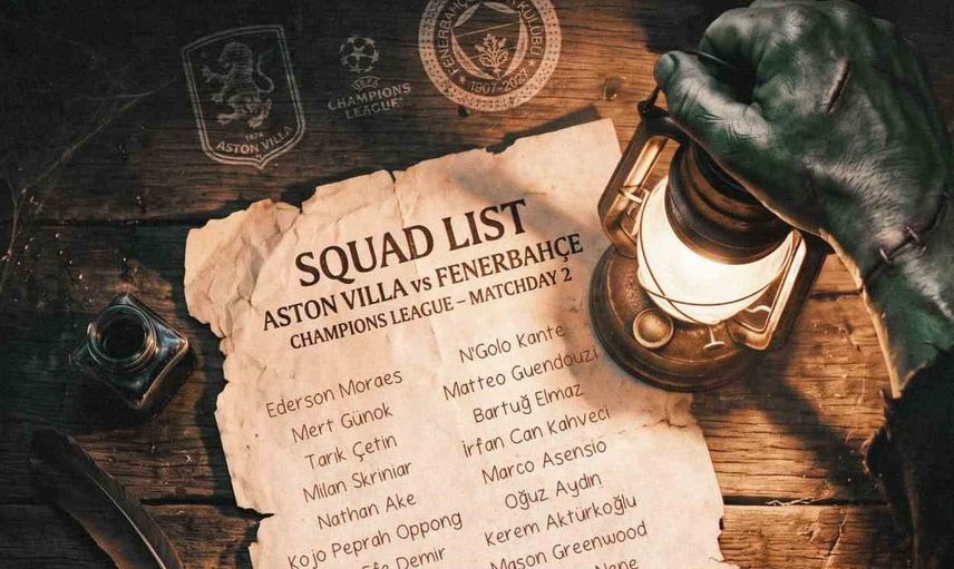 Fenerbahçe’nin Aston Villa karşılaşması için kadrosu açıklandı