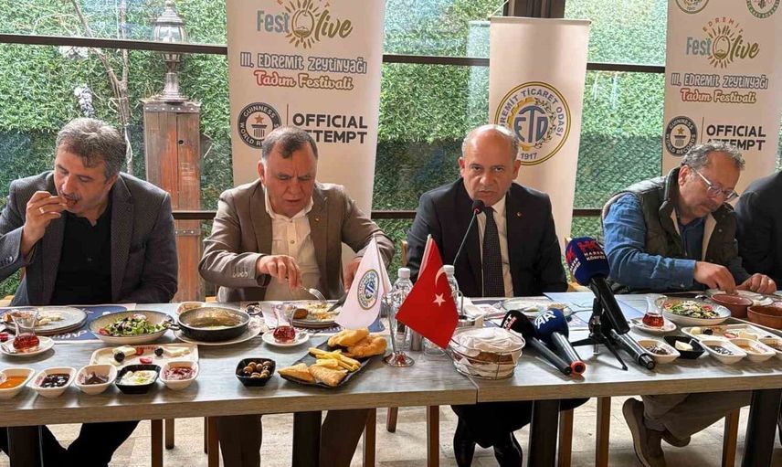 Edremit'te zeytin festivali ile Guinness rekor denemesi yapılıyor