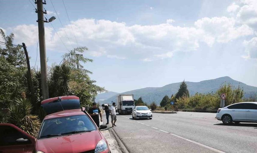 Muğla'da kazada iki kişi yaralandı