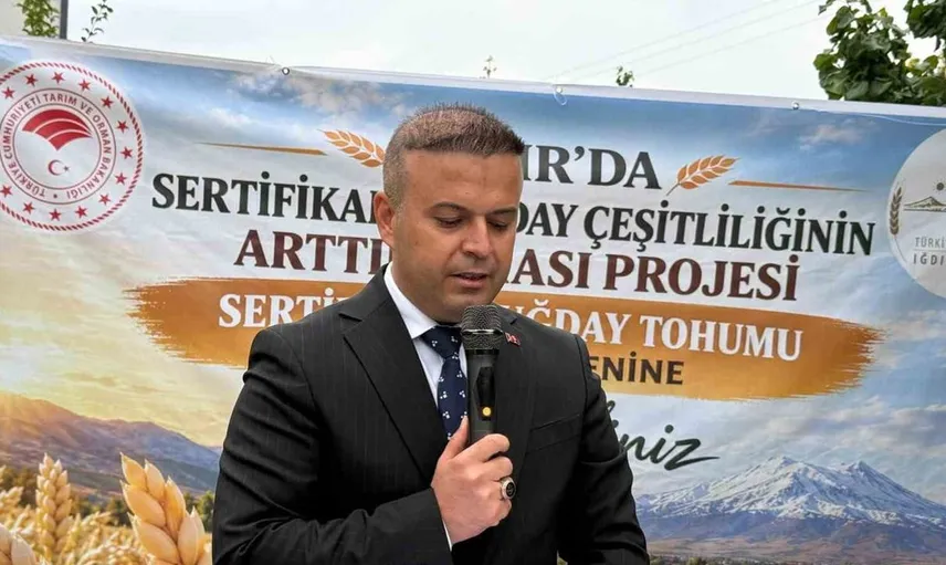 Iğdır'da sertifikalı buğday tohumları üreticilerle buluştu