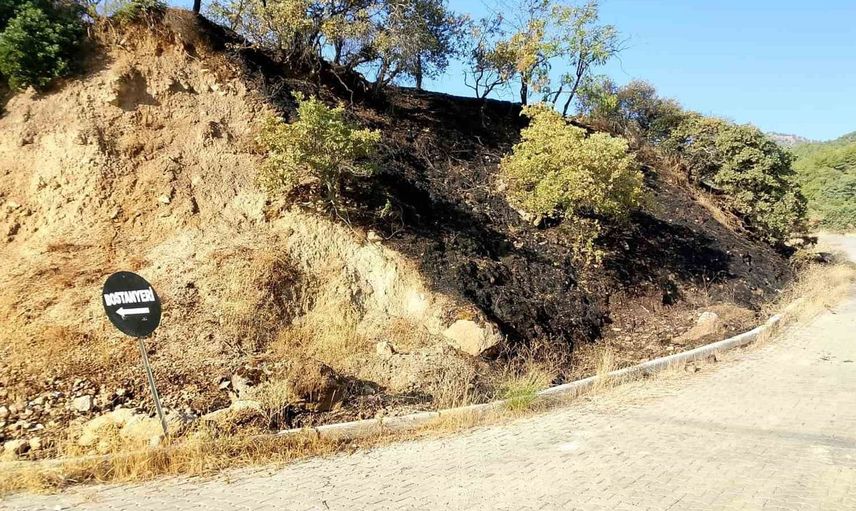 Bostanyeri'nde örtü yangını kontrol altına alındı
