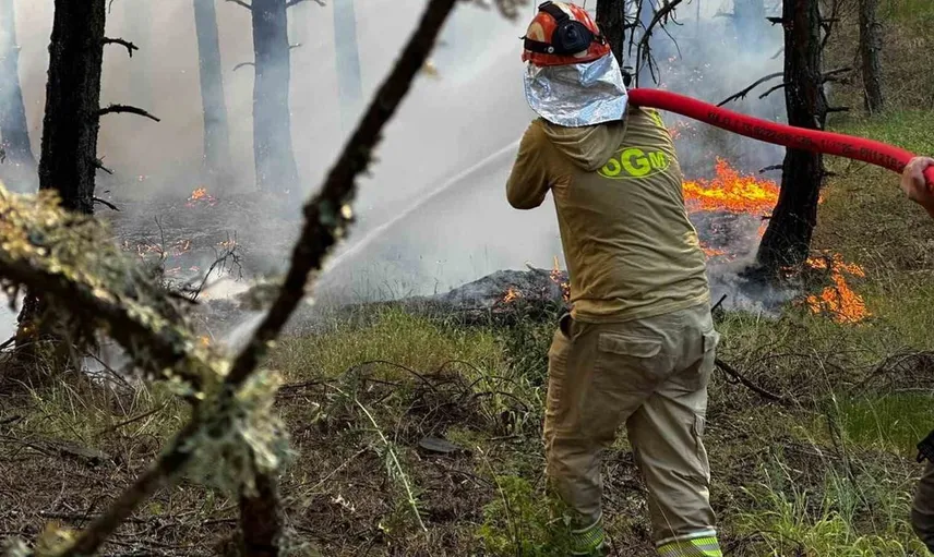 Kastamonu'da orman yangınına hızlı müdahale: Yangının enerjisi düştü