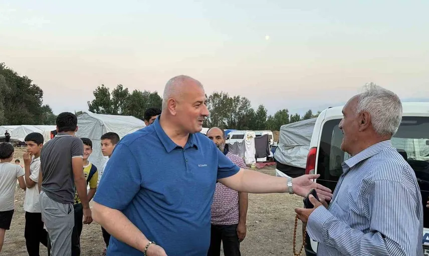 Düzce'de Mevlid Kandili'nde fındık işçilerine anlamlı ziyaret