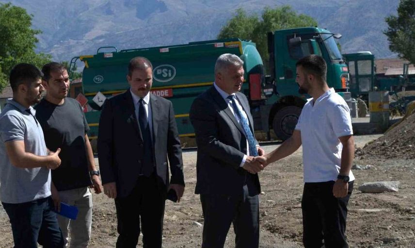 Bölge müdürü Yavuz, DSİ Erzincan şubesinde incelemelerde bulundu