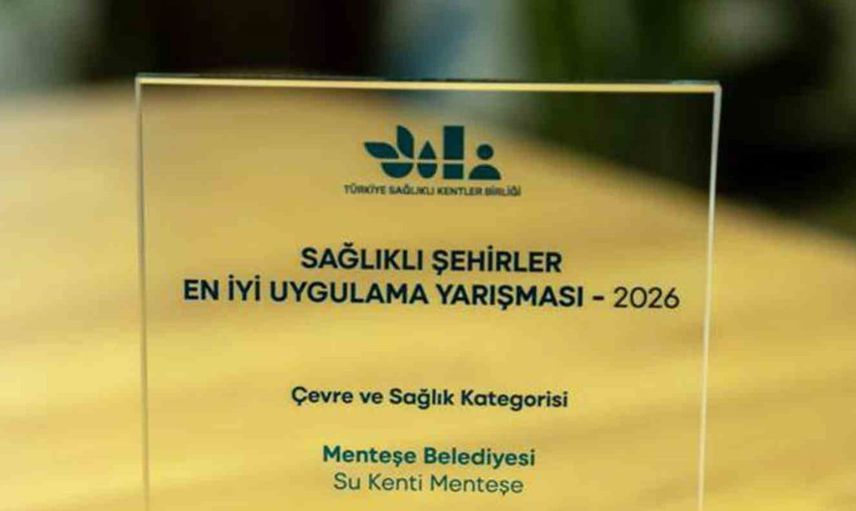 Menteşe Belediyesi'nin su kenti projesi ödüllendirildi