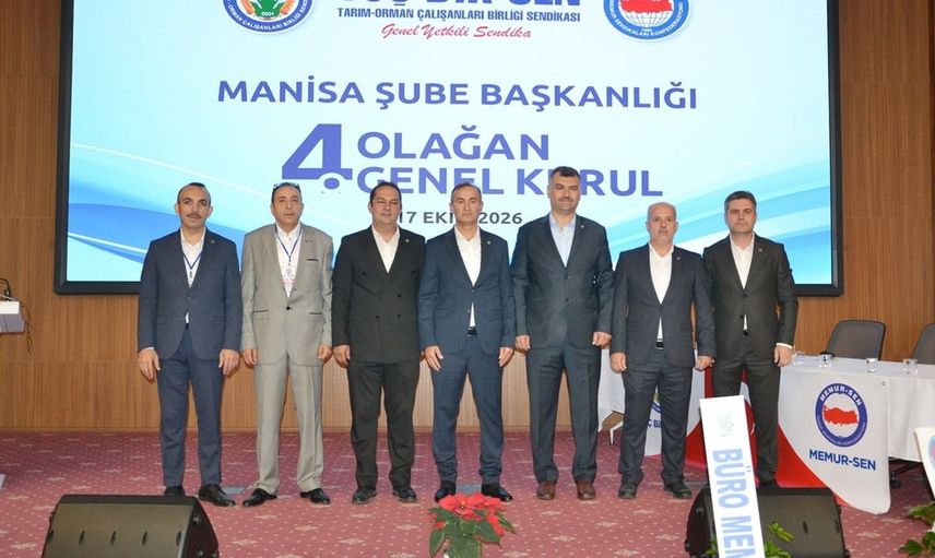 Uğur Bayil, TOÇ Bir-Sen Manisa'da yeniden başkan seçildi