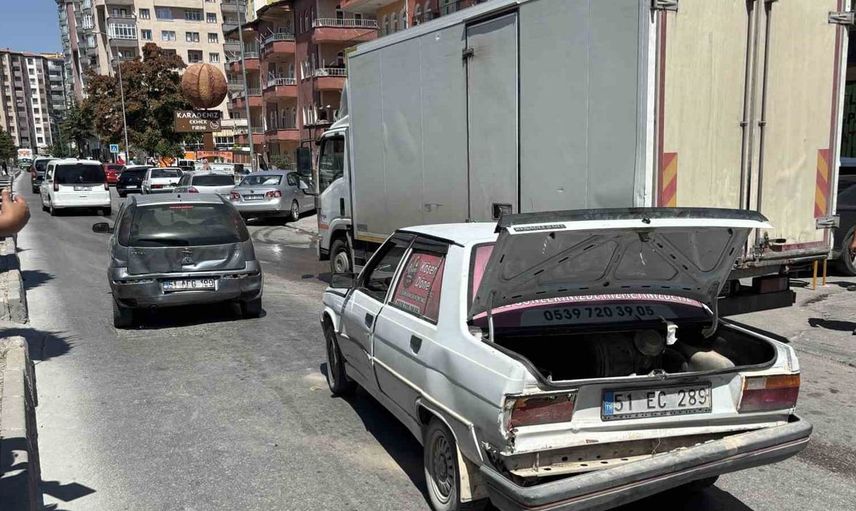 Niğde'de zincirleme kaza: 1 yaralı