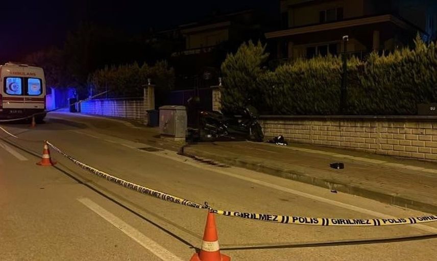Kontrolden çıkan motosiklet sürücüsü Bursa'da hayatını kaybetti
