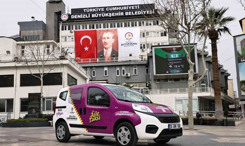 Denizli Büyükşehir'de aile taksi projesi devam ediyor