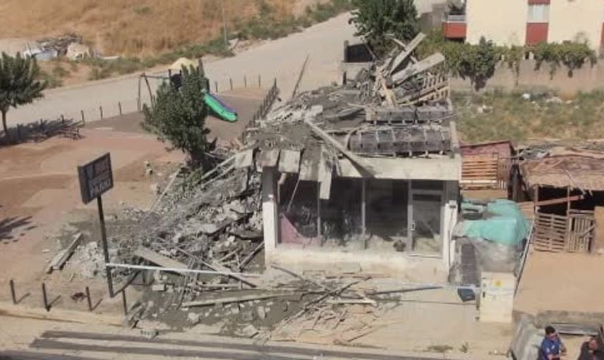 Cizre'de inşaat faciası: 5 işçi kurtarıldı