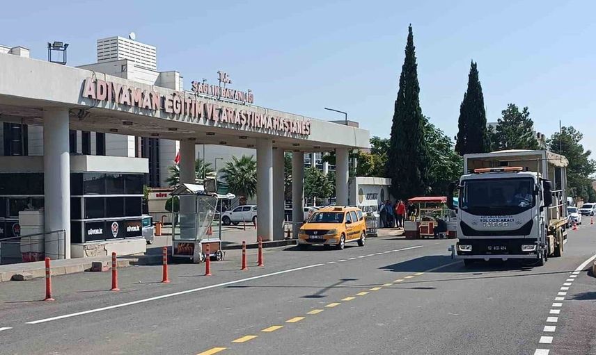 Adıyaman'da trafik güvenliği için yol çizgileri güncelleniyor