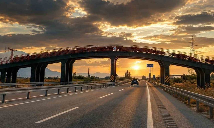 Erzincan'da hayvanların güvenliği için ekolojik üst geçit açıldı