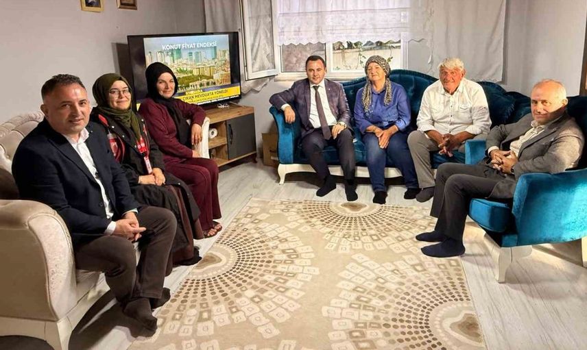 Kıbrıs gazilerine kaymakamdan sıcak ziyaret