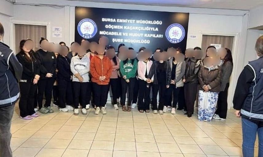 Bursa'da kaçak masör faaliyetlerine yönelik operasyon: 26 kadın sınır dışı ediliyor