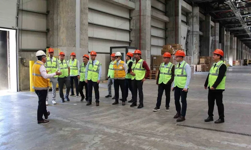 Karabük TSO heyeti lojistik merkezi için Railport'u inceledi