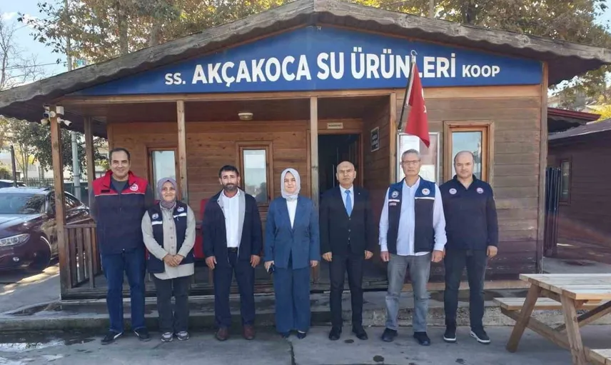 Düzce il tarım müdürü, akçakoca balıkçılarıyla bir araya geldi