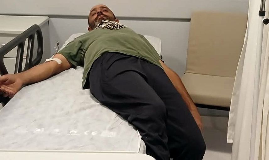 Ayıdan kaçarken kayalıklardan düşen adam hastaneye kaldırıldı